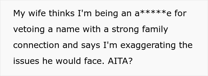 Husband Refuses To Name Son 'John Doe' Thinking About The Problems He'll Face, Upsets Wife Husband Refuses To Name Son 'John Doe' Thinking About The Problems He'll Face, Upsets Wife