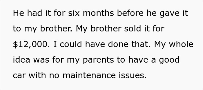 Parents Try To Help "Useless" Son At Their Expense, Brother Refuses To Be A Part Of It Parents Try To Help "Useless" Son At Their Expense, Brother Refuses To Be A Part Of It