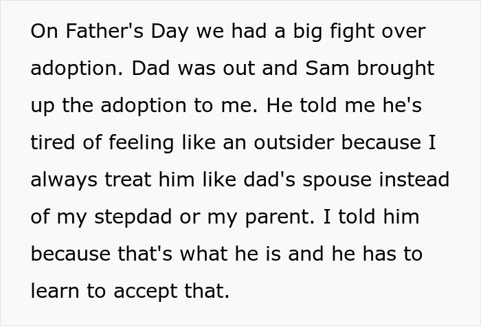 Drama Unfolds After Teen's Patience Is Tested By Dad's New Hubby Who Insists On Adopting Him