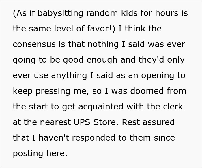 Moms Gang Up On Neighbor To Watch Woman's Kids During Spring Break, Act Crazy When She Says 'No' Moms Gang Up On Neighbor To Watch Woman's Kids During Spring Break, Act Crazy When She Says 'No'