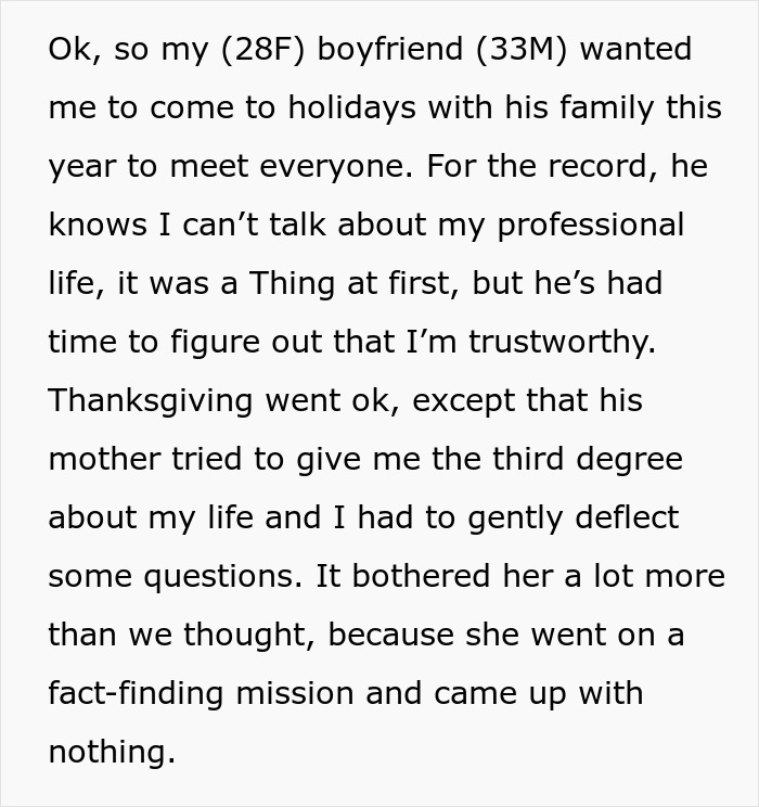 Woman Can’t Trust Son’s GF With No Social Media And A Secretive Job, Tries To Hack Her Phone Woman Can’t Trust Son’s GF With No Social Media And A Secretive Job, Tries To Hack Her Phone