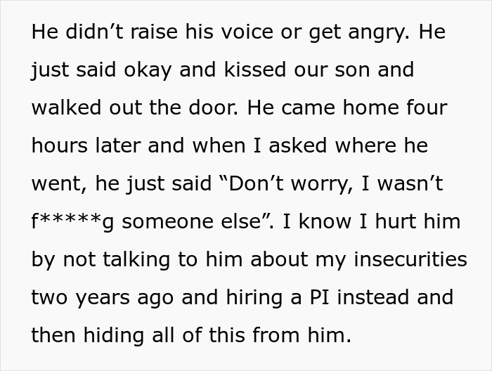 Friend Falsely Convinces Woman Her Husband Is Cheating, She Hires A PI And Lives To Regret It