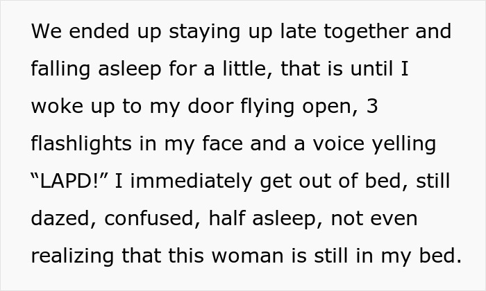 Man Wonders What His Options Are After His Date’s Mom Calls The Cops On Him At 3AM Man Wonders What His Options Are After His Date’s Mom Calls The Cops On Him At 3AM