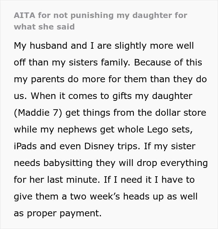 Grandparents Favor Other Grandkids, Furious To Learn 7YO Favors Other Grandparents Too Grandparents Favor Other Grandkids, Furious To Learn 7YO Favors Other Grandparents Too