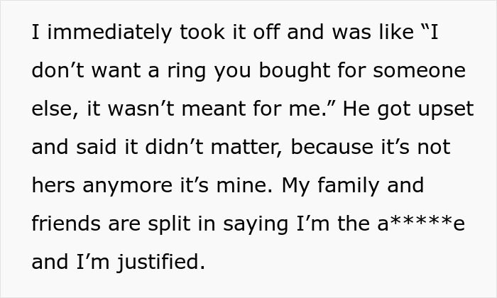 Woman’s Family And Friends' Opinions Split As She Rejects Proposal, Seeks Advice Online Woman’s Family And Friends' Opinions Split As She Rejects Proposal, Seeks Advice Online