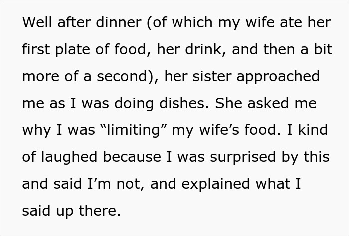 &ldquo;AITAH For Serving My Wife Less Food Than Me And Our Guests?&rdquo;