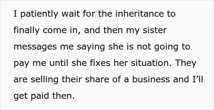 Woman Gets $30K Inheritance, Doesn’t Get Why Brother Keeps Asking Her For The $3K She Owes Him Woman Gets $30K Inheritance, Doesn’t Get Why Brother Keeps Asking Her For The $3K She Owes Him