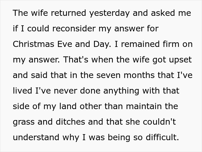 Family Plans Fall Apart Over Neighbor’s Stubbornness, They Don’t See Any Issue Family Plans Fall Apart Over Neighbor’s Stubbornness, They Don’t See Any Issue
