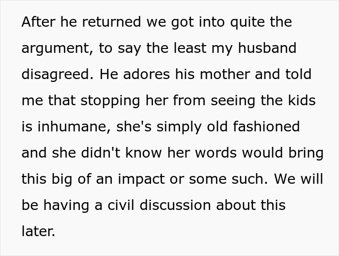 Mom Is Appalled To Learn MIL Filled 8YO Son's Head With Hate Towards Adopted 5YO Sister