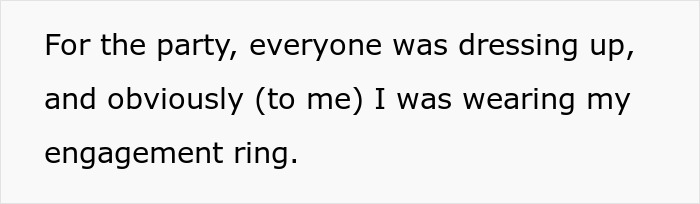 Jealous Stepsister Rages At Woman For Daring To Wear Her Expensive Ring To Her Engagement Jealous Stepsister Rages At Woman For Daring To Wear Her Expensive Ring To Her Engagement