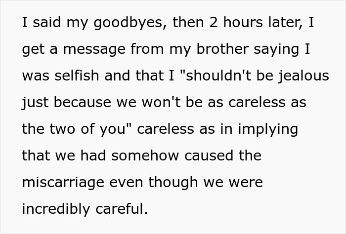 "AITA For Asking All The Guests To Leave After My Brother And SIL's Pregnancy Announcement?"