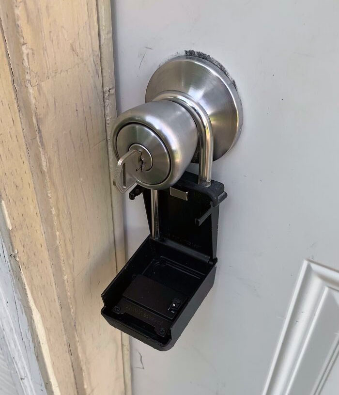 The Realtor Left My Front Door Like This After A Showing
