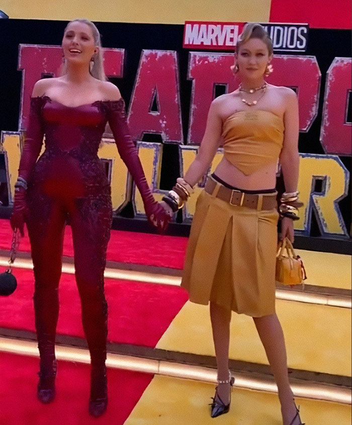 Blake Lively And Gigi Hadid Stun At The &ldquo;Deadpool & Wolverine&ldquo; Premiere In Matching Outfits