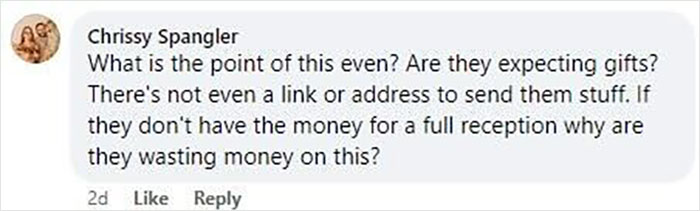 “Enjoy My Gift, Which Will Be Sent In Spirit”: Couple’s Wedding Invite Blasted As “Entitled” “Enjoy My Gift, Which Will Be Sent In Spirit”: Couple’s Wedding Invite Blasted As “Entitled”