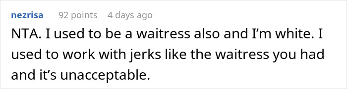 Restaurant Customer Leaves Zero Tip After Accidentally Overhearing What Waitress Said About Her