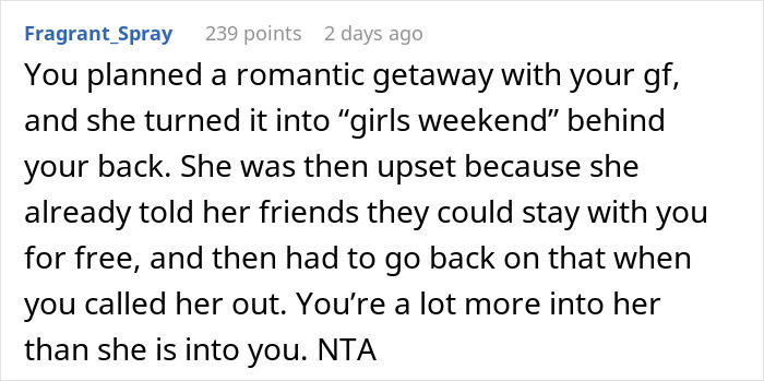 Uninvited Friends Ruin Romantic Trip, Man Demands They Pay Their Share Of Hotel Costs