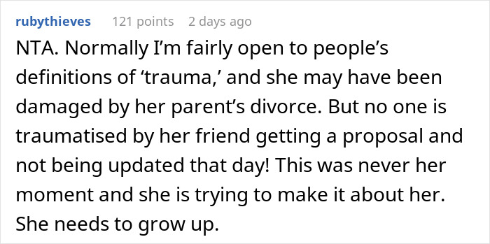 Woman Claims She&rsquo;s &lsquo;Traumatized&rsquo; From Someone Else&rsquo;s Proposal, Friend Calls Her Dramatic