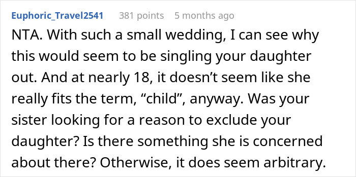 Woman Accused Of Throwing A Tantrum After Boycotting Sister’s Wedding Because Of Her Dumb New Rule Woman Accused Of Throwing A Tantrum After Boycotting Sister’s Wedding Because Of Her Dumb New Rule