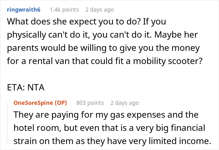 “Am I The Jerk For Refusing To Push My Obese Cousin Around In A Wheelchair For A Day?” “Am I The Jerk For Refusing To Push My Obese Cousin Around In A Wheelchair For A Day?”