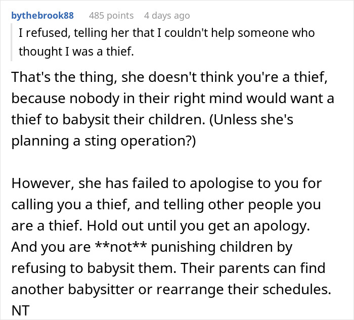 Woman Threatens To Call The Police On &lsquo;Thief&rsquo; Sister, Then Begs Her To Babysit