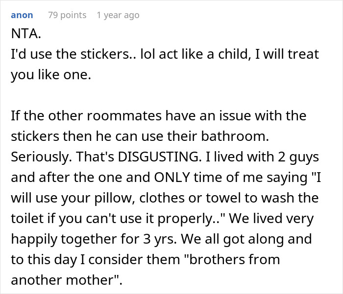 Man Repeatedly Messes Up The Toilet Without Consideration Of Roommate, She Plots A Lesson For Him Man Repeatedly Messes Up The Toilet Without Consideration Of Roommate, She Plots A Lesson For Him
