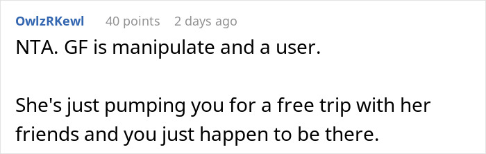 Uninvited Friends Ruin Romantic Trip, Man Demands They Pay Their Share Of Hotel Costs