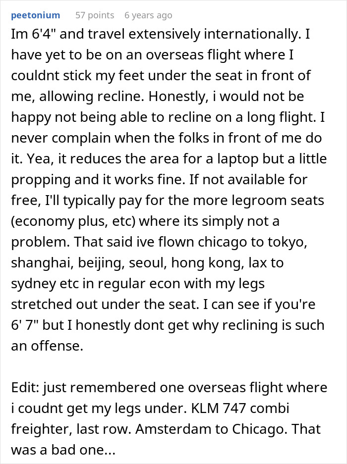 "I Wasn't Talking To You": Entitled Passenger Demands Reclining Seat, Gets Owned By The Copilot