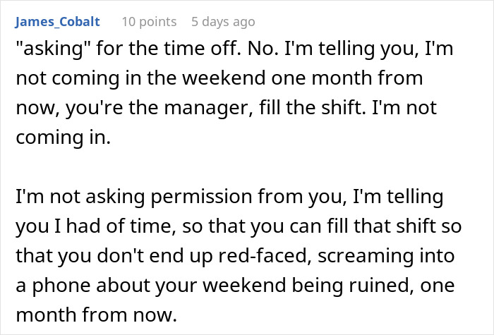 Guy Laughs In Boss&rsquo;s Face After She Changes Her Mind About His PTO, Gets Fired