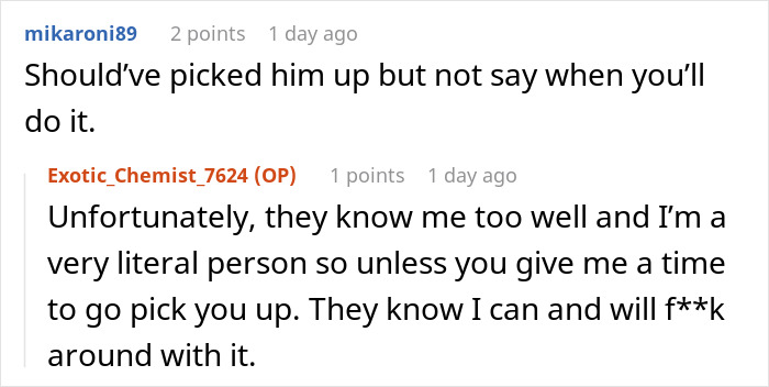 Guy Expects Brother To Drop Everything To Give Him A Ride, Gets A Ride Much Longer Than Expected