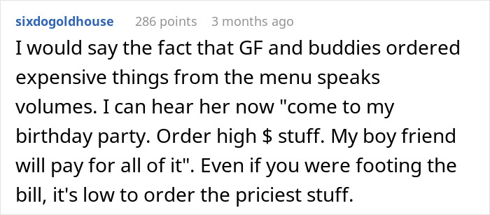 Man Dumps GF After She Expects Him To Foot $1,100 Bill Since He&rsquo;s &ldquo;The Man,&rdquo; Starts To Regret It