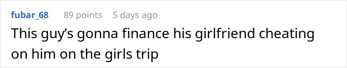 Man Is Called A Jerk For Not Wanting To Spend His Bet Winnings On A Trip That Doesn&rsquo;t Involve Him