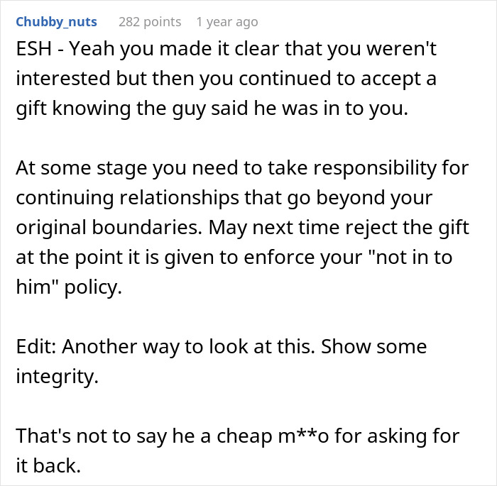 Woman Breaks Things Off With &lsquo;Friend With Benefits&rsquo;, Won&rsquo;t Return His Expensive Gifts, He&rsquo;s Furious