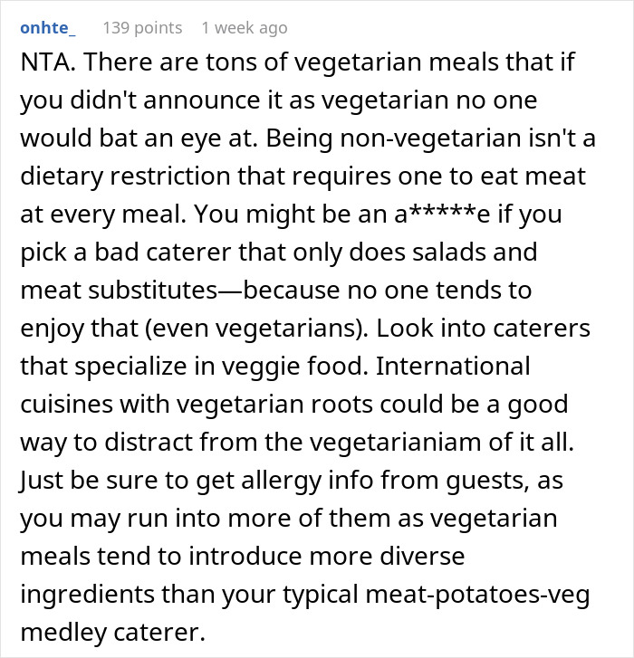 &ldquo;Disrespectful&rdquo;: Couple Called Out For Their Vegetarian Wedding Menu, Ask Who&rsquo;s In The Wrong