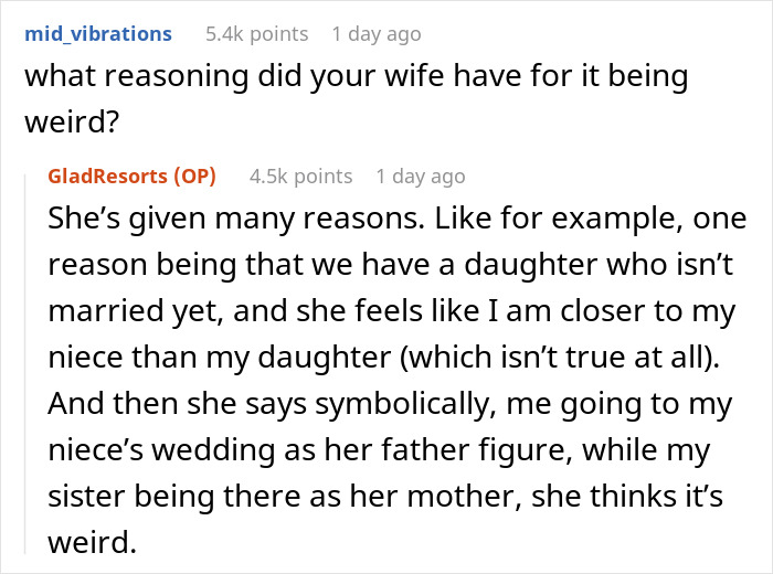 Bride-To-Be Asks Uncle To Walk Her Down The Aisle, Which Leaves His Wife Creeped Out