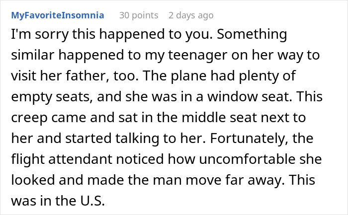 16-Year-Old Plane Passenger Can't Stop Man's Unwanted Advances, So The Crew Intervenes 16-Year-Old Plane Passenger Can't Stop Man's Unwanted Advances, So The Crew Intervenes