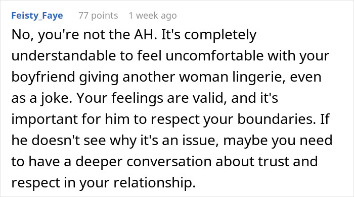 Woman Is Told She&rsquo;s &ldquo;Overreacting And Conservative&rdquo; After Her Reaction To Lingerie Prank