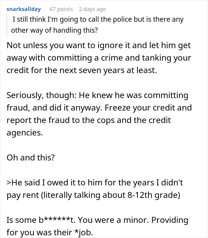 Man Spits In Stepkid&rsquo;s Face After Being Confronted About The Identity Theft He Committed