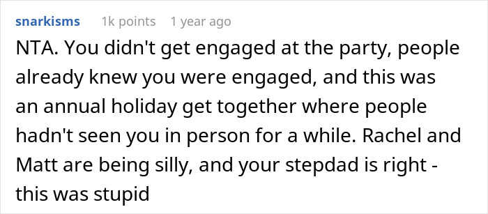 Jealous Stepsister Rages At Woman For Daring To Wear Her Expensive Ring To Her Engagement Jealous Stepsister Rages At Woman For Daring To Wear Her Expensive Ring To Her Engagement