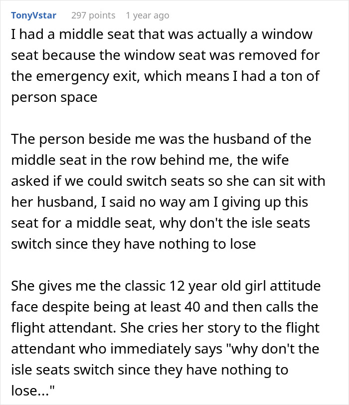 Man Shares Seat-Swap Story That Permanently Changed His Mind On Being Nice And Trading Seats Man Shares Seat-Swap Story That Permanently Changed His Mind On Being Nice And Trading Seats