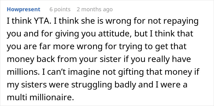 Woman Gets $30K Inheritance, Doesn’t Get Why Brother Keeps Asking Her For The $3K She Owes Him Woman Gets $30K Inheritance, Doesn’t Get Why Brother Keeps Asking Her For The $3K She Owes Him