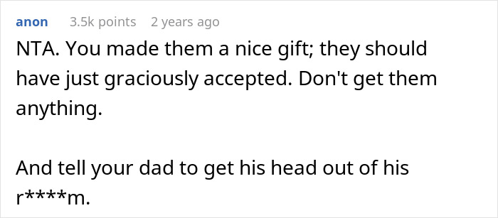 &ldquo;His Wife Said Those Didn&rsquo;t Count&rdquo;: SIL Refuses A Handmade Gift, Demands A New One Instead