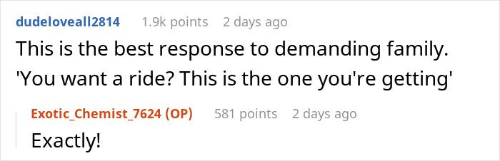 Guy Expects Brother To Drop Everything To Give Him A Ride, Gets A Ride Much Longer Than Expected