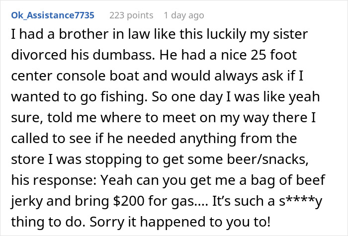 Person Travels 6 Hours, Gets Groceries For Weekend Stay At Sister's Home, She Charges Them $250 Person Travels 6 Hours, Gets Groceries For Weekend Stay At Sister's Home, She Charges Them $250