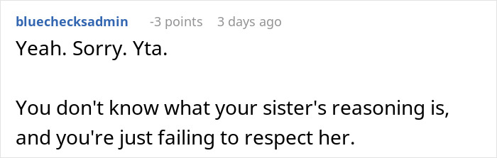 Man Learns Why Sister Wants Him To Pay For Her Surrogate, Tells Her Exactly What He Thinks Of Her