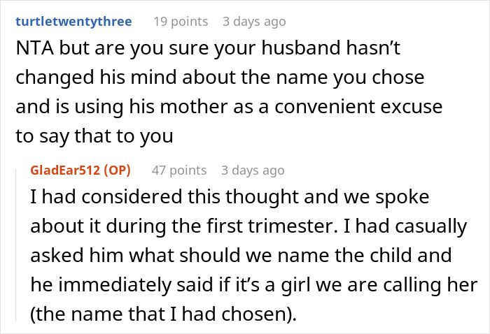 Man Sides With His Mom Instead Of Wife On Their Daughter’s Future Name, Wife Won’t Stand For It Man Sides With His Mom Instead Of Wife On Their Daughter’s Future Name, Wife Won’t Stand For It