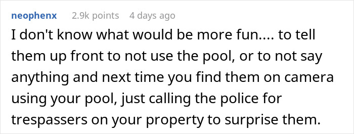 Woman Stayed Home For 4th Of July, Found Out Neighbors Would Use Her Pool While She Was Away Woman Stayed Home For 4th Of July, Found Out Neighbors Would Use Her Pool While She Was Away