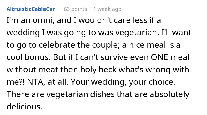 &ldquo;Disrespectful&rdquo;: Couple Called Out For Their Vegetarian Wedding Menu, Ask Who&rsquo;s In The Wrong