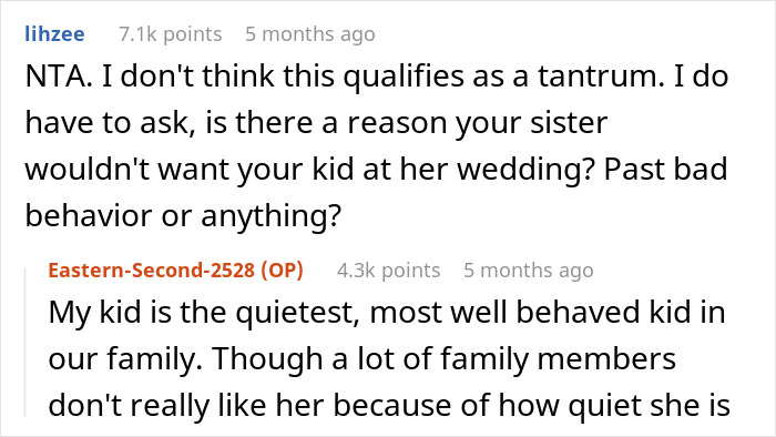 Woman Accused Of Throwing A Tantrum After Boycotting Sister’s Wedding Because Of Her Dumb New Rule Woman Accused Of Throwing A Tantrum After Boycotting Sister’s Wedding Because Of Her Dumb New Rule