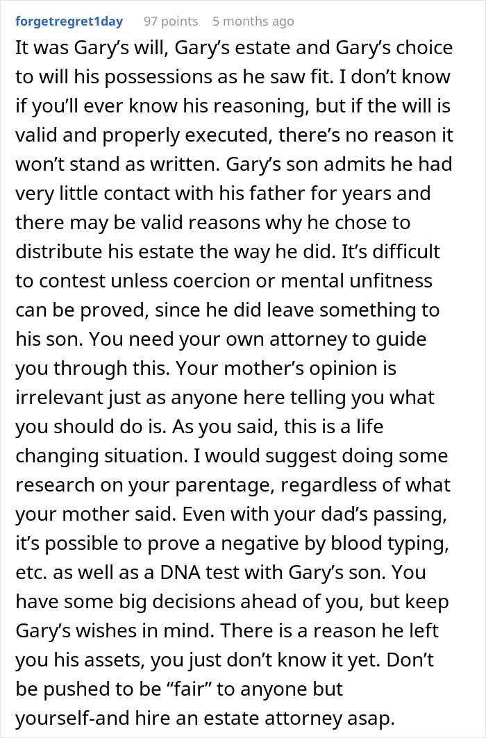 Man Is Confused After Mom&rsquo;s Friend Left Him Almost $2M Inheritance Despite Hardly Even Knowing Him