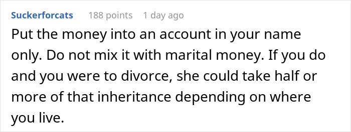 Man Receives Lifechanging Inheritance, Doesn't Want To Tell Wife Full Sum, Sparks Discussion Online Man Receives Lifechanging Inheritance, Doesn't Want To Tell Wife Full Sum, Sparks Discussion Online